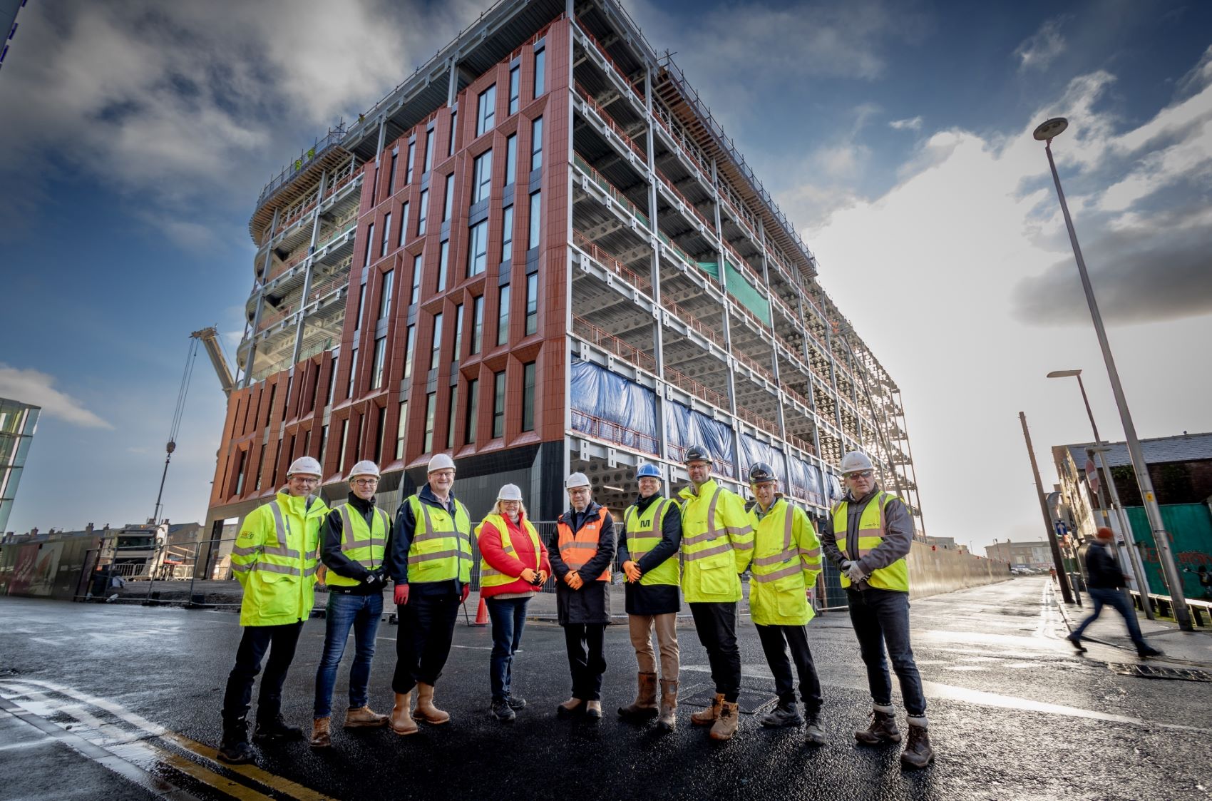 086 Blackpool Council, Muse and Vinci representatives at the Civil Service Hub in Blackpool