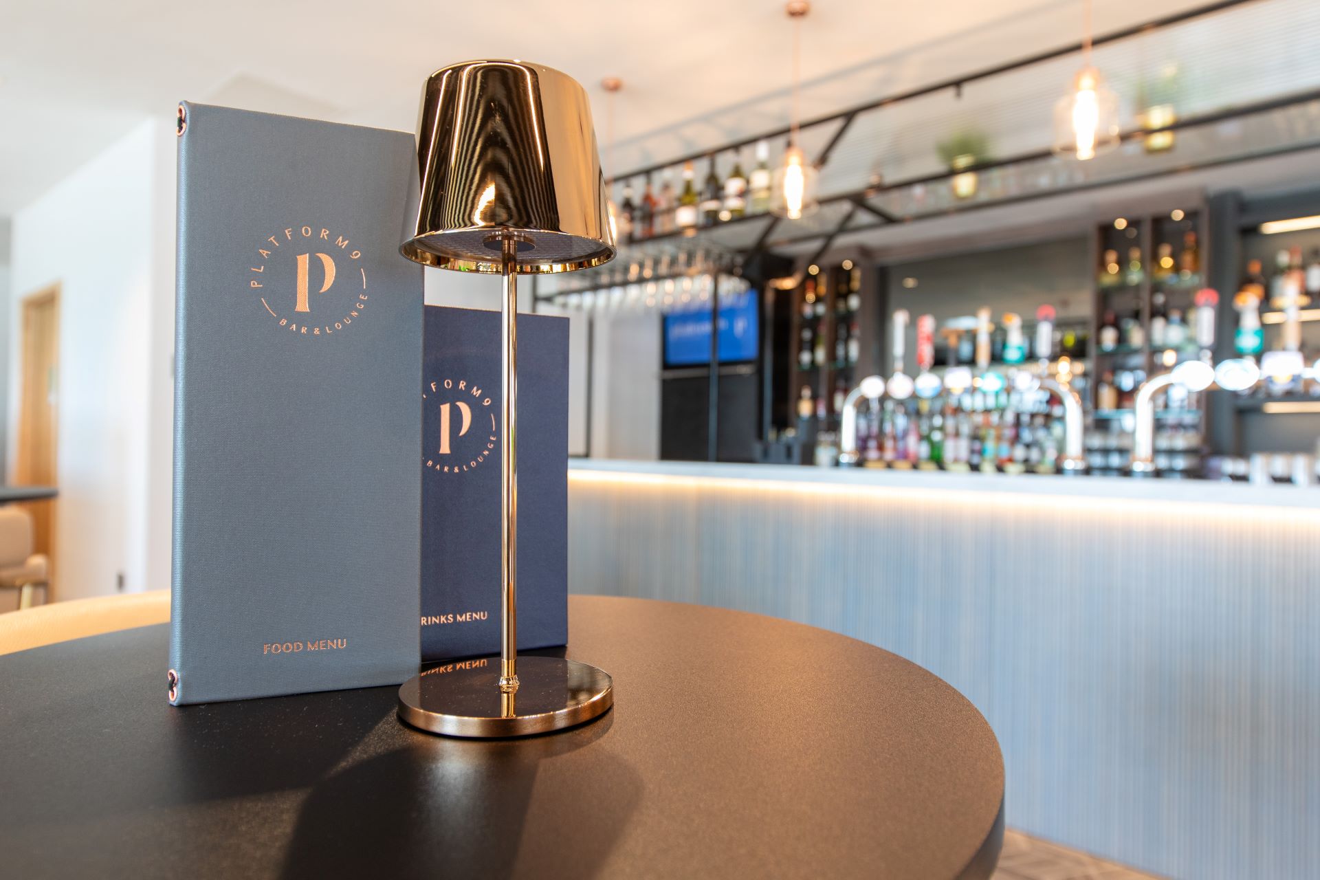 A table at a restaurant